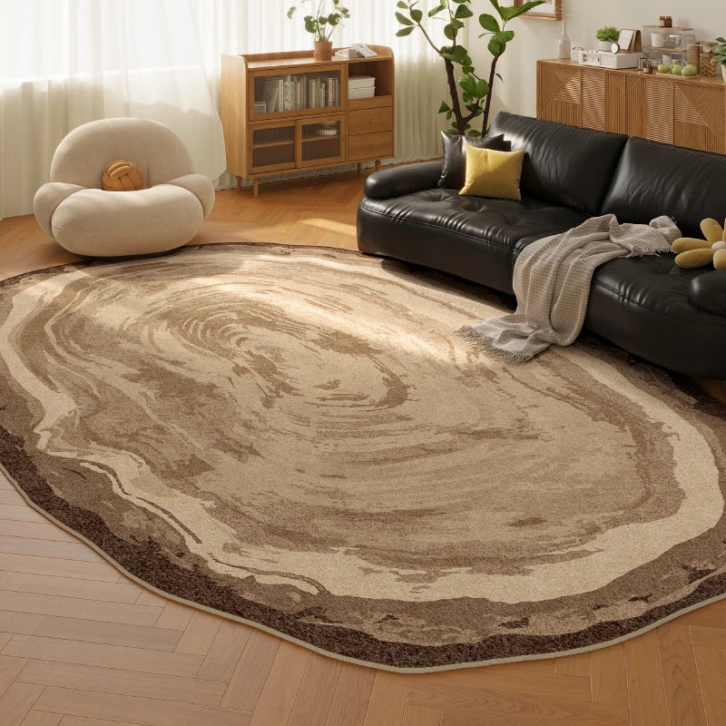 Retro Style Plush Rug For Living Room And Bedroom Decor