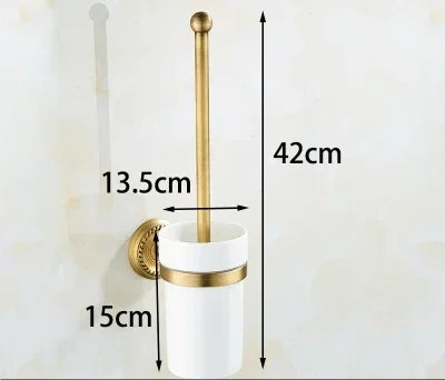 Brass Bath Accessories Set Towel Bar Towel Ring Paper Holder