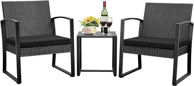 Patio Furniture Set Outdoor Wicker Sofa Couch All Weather