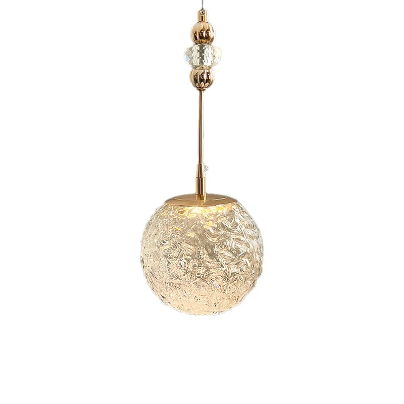 Modern Bedroom Pendant Lamp LED Iron Base for Home and Hotel Hallway