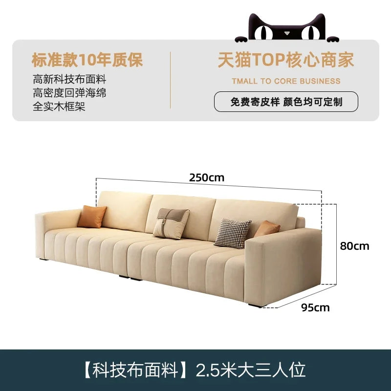 DUTRIEUX Luxury Sectional Sofa Modern Nordic Living Room
