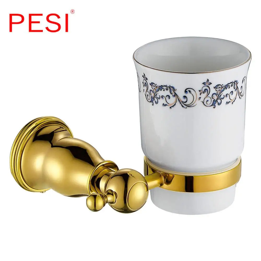 Bathroom Hardware Set Gold Robe Hook Towel Rail Bar Rack Bar Shelf Tissue Paper Holder Toothbrush Holder Bathroom Accessories.