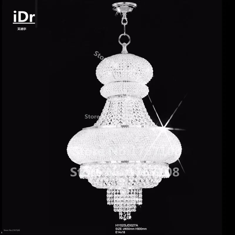 iDer Modern Lights Crystal Dome Chandeliers For Living Rooms