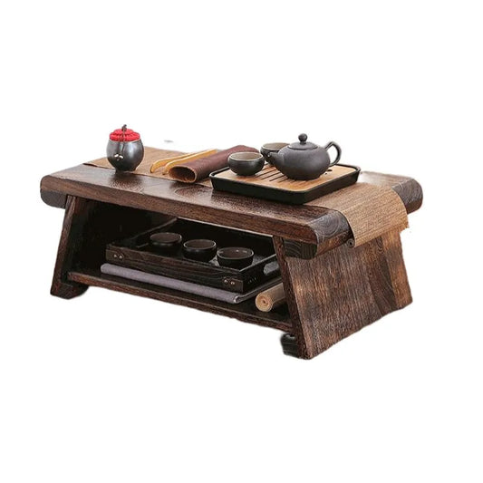 MadameJsHome Multi Folding Wooden Japanese Tea Table For Living Room