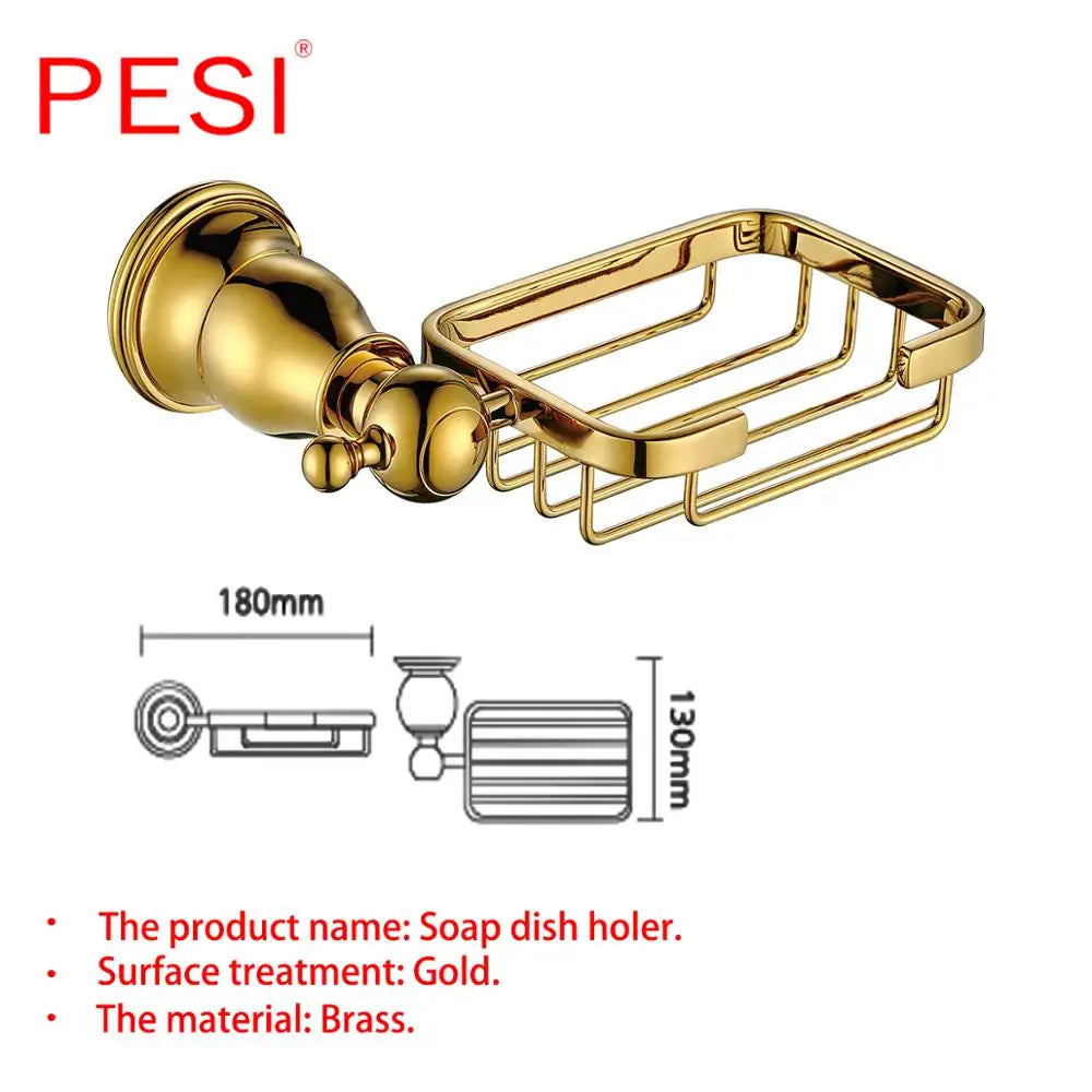 Bathroom Hardware Set Gold Robe Hook Towel Rail Bar Rack Bar Shelf Tissue Paper Holder Toothbrush Holder Bathroom Accessories.