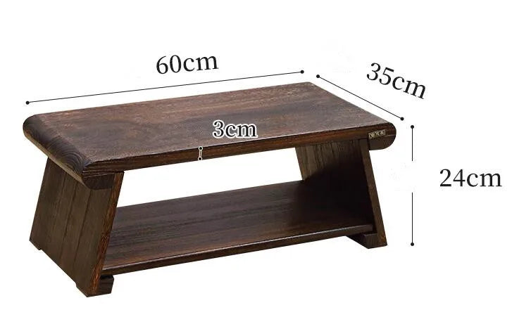 MadameJsHome Multi Folding Wooden Japanese Tea Table For Living Room