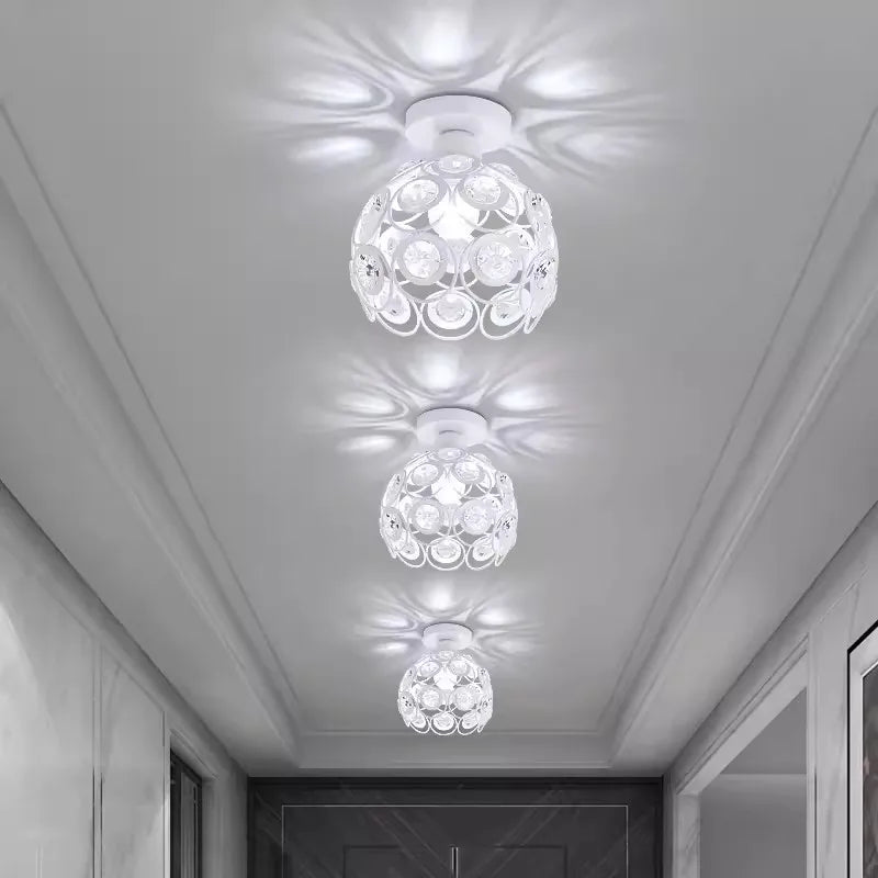 ONLYLIGHT LED Crystal Aisle Lamp Nordic Style Ceiling Light