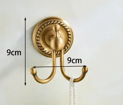 Brass Bath Accessories Set Towel Bar Towel Ring Paper Holder