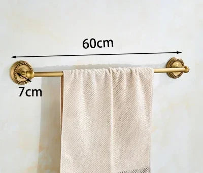 Brass Bath Accessories Set Towel Bar Towel Ring Paper Holder