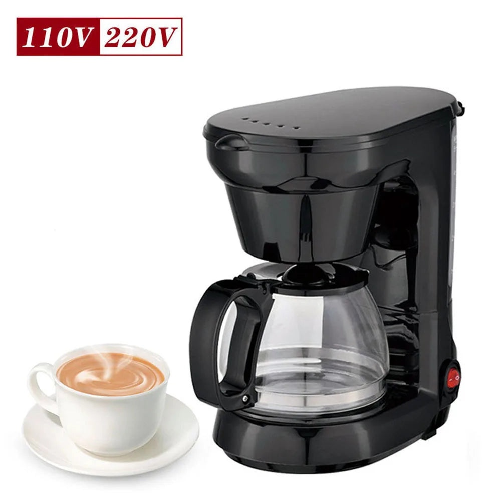 Electric Coffee Maker 750ML Large Capacity Thermal Insulation Coffee Machine Automatic Drip Type Machine Household Coffees Pot