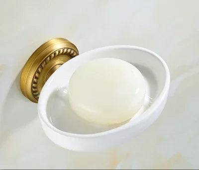 Brass Bath Accessories Set Towel Bar Towel Ring Paper Holder