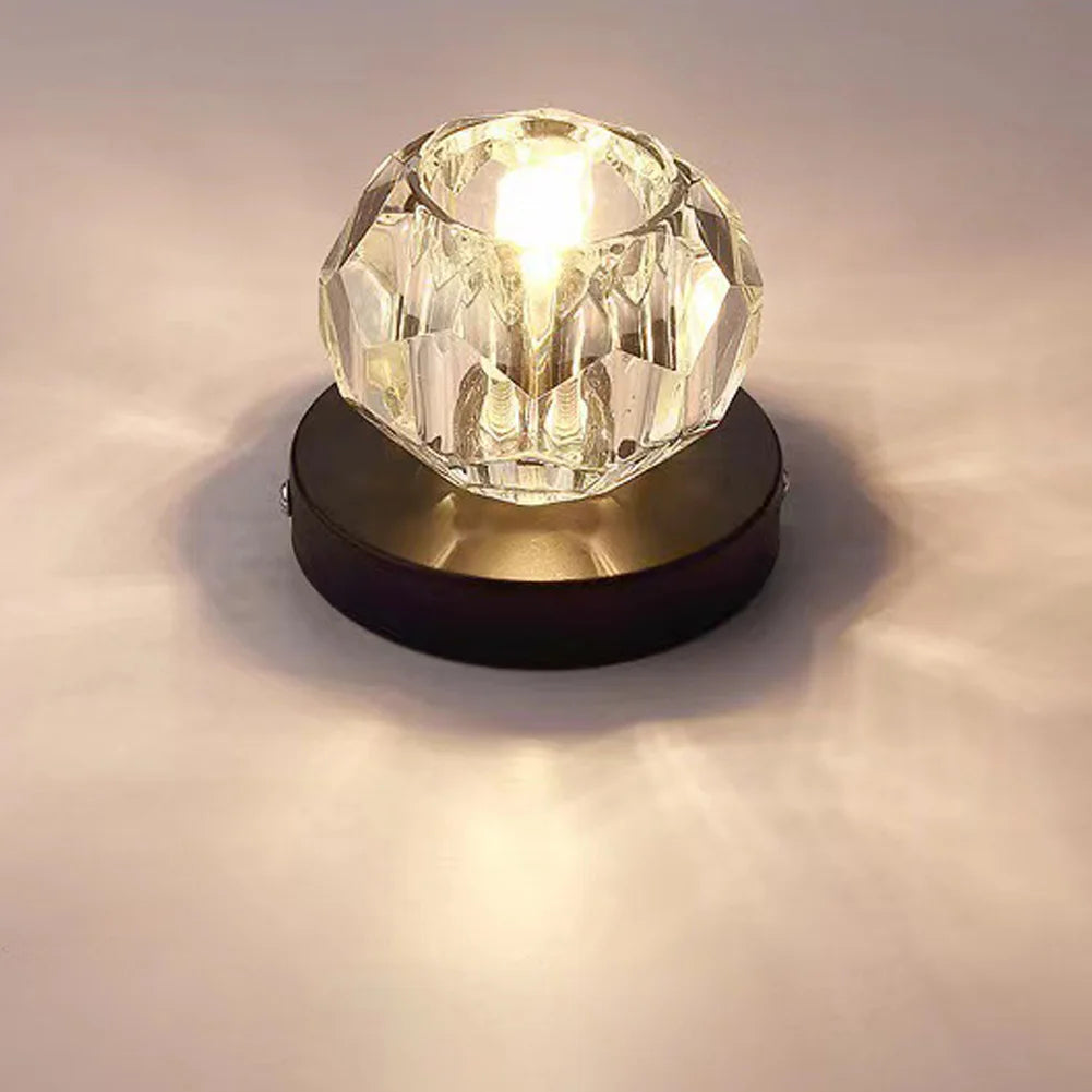 Modern LED Crystal Ceiling Lights Living Room Hallway Lighting Home Deocoration Ceiling Lamp Glass Minimalist Light Fixture