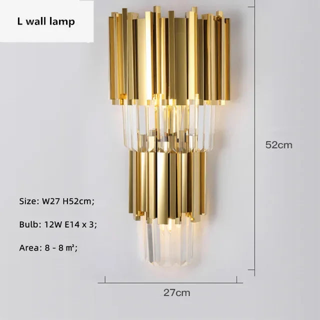 Jiankexing Modern Crystal LED Chandelier For Living Room Dining Bedroom