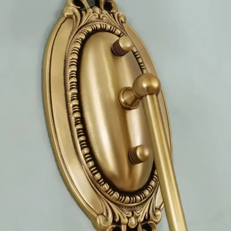 ENERLORD All Copper Ceramic Wall Lamp Single Head For Bedroom