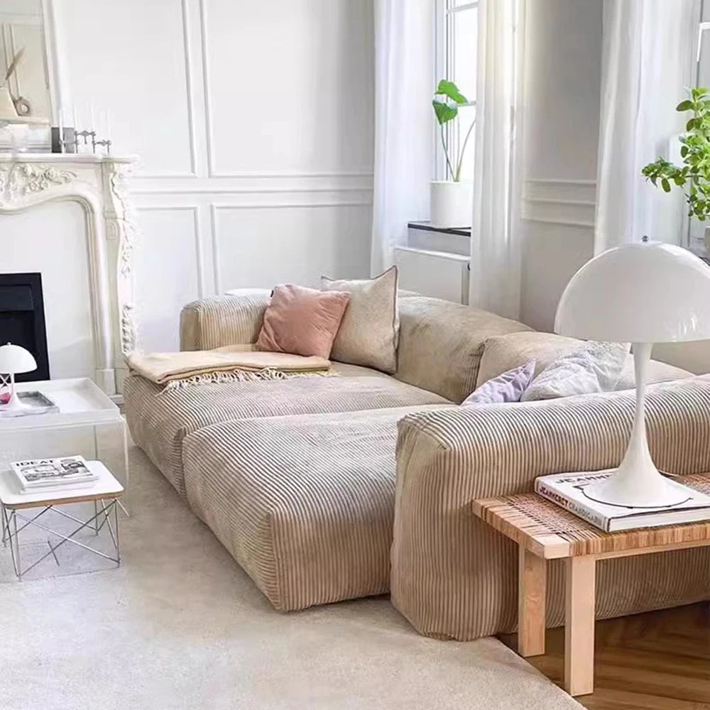 MDNG Elasticas Relax Luxury 3-Seater Sofa Sectional
