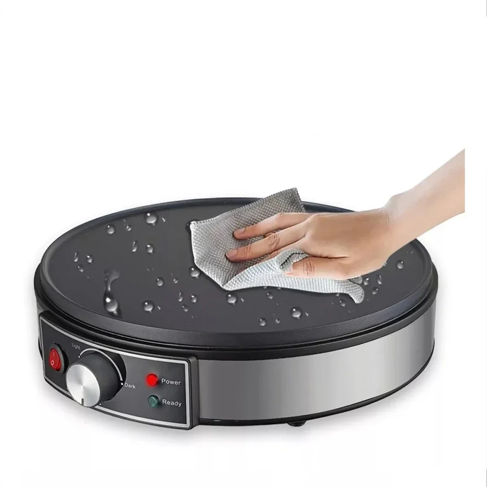 Electric Crepe Maker Machine Pancake Machine Batter Crepes Maker Kitchen Cooking  Tortilla Blintzes Pancakes Bacon Eggs