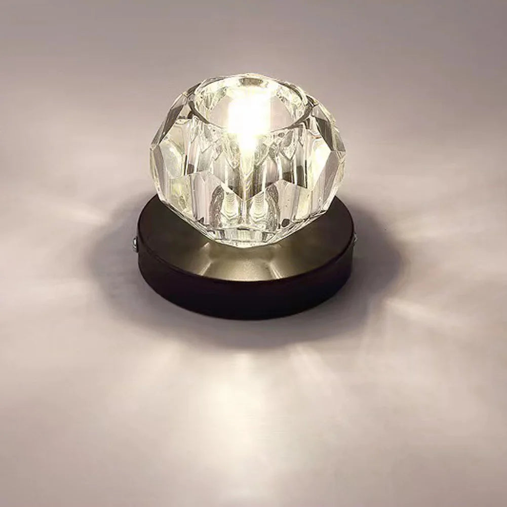 Modern LED Crystal Ceiling Lights Living Room Hallway Lighting Home Deocoration Ceiling Lamp Glass Minimalist Light Fixture