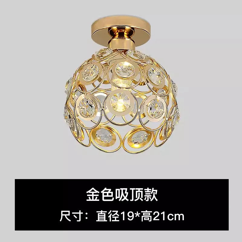 ONLYLIGHT LED Crystal Aisle Lamp Nordic Style Ceiling Light