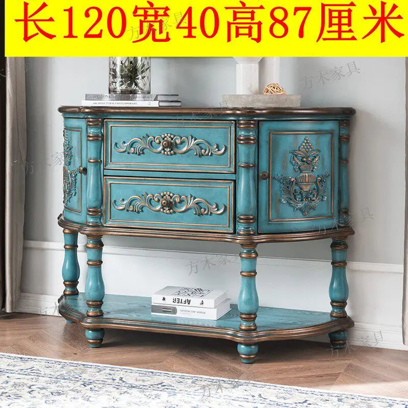 XMSJ Modern Console Table With Stylish Entryway Storage Furniture