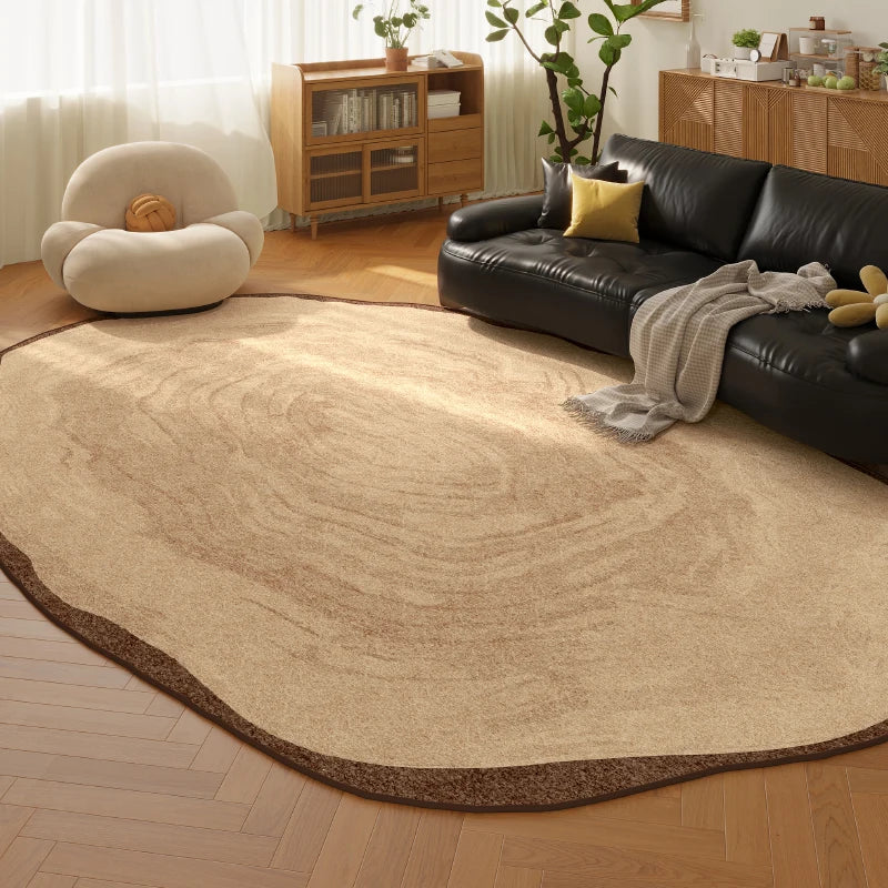 Retro Style Plush Rug For Living Room And Bedroom Decor