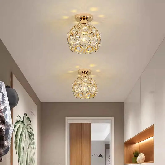 ONLYLIGHT LED Crystal Aisle Lamp Nordic Style Ceiling Light