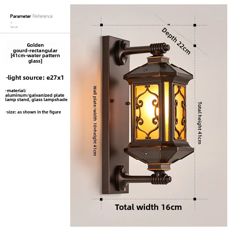 Outdoor Wall Lamps Waterproof Courtyard Led Lamps Garden Villa Entrance-Side Lights Ultra-Bright Outdoor Balcony Exterior Lights