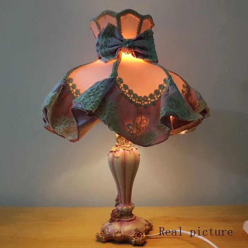 Gwenttin Modern Table Lamp For Bedroom Iron Finish Decor