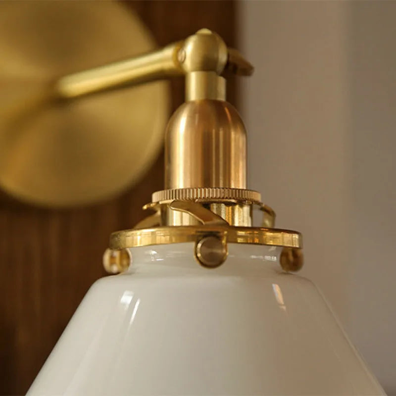 Ceropegia Retro Nordic Bathroom Wall Lamp Glass Mirror