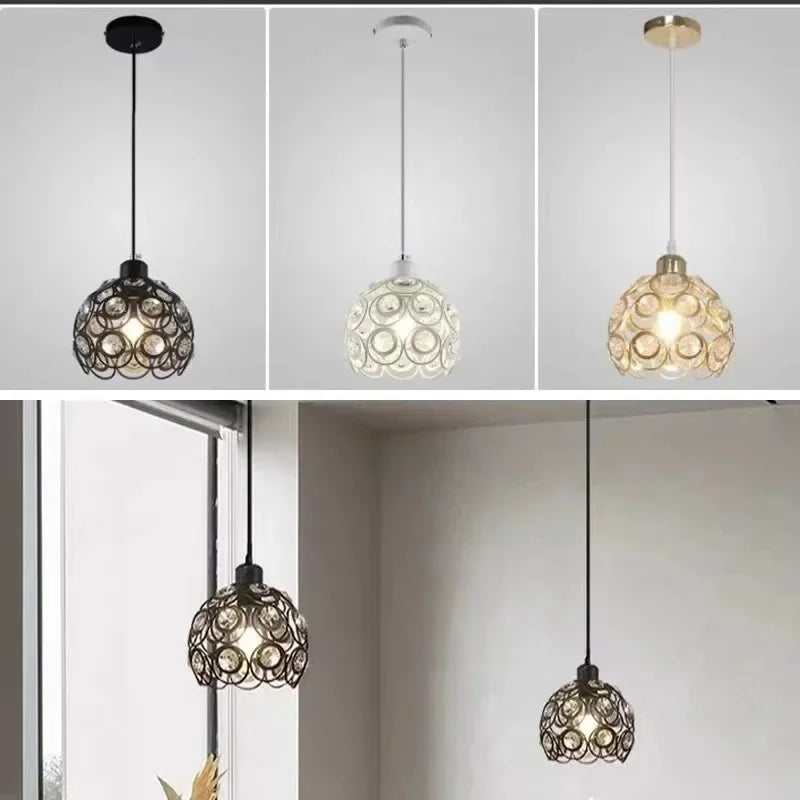 Dia 20cm Iron art Ceiling lamp Scattered light Romantic atmosphere European style Indoor lighting E27 AC 220V Art Decoration