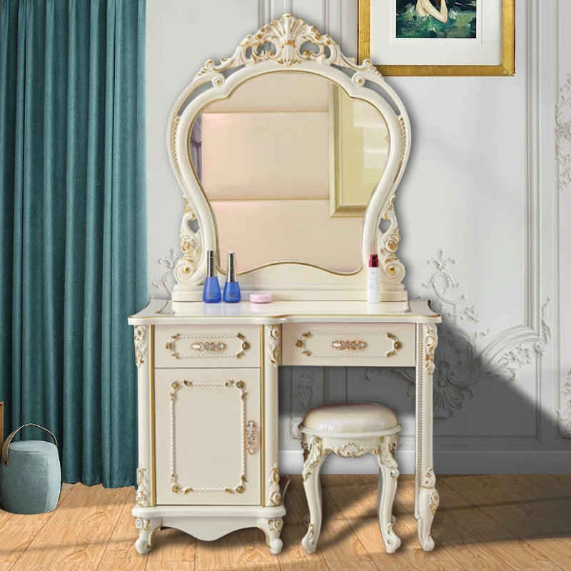 QWC Modern Vanity Table Dresser For Bedroom Storage