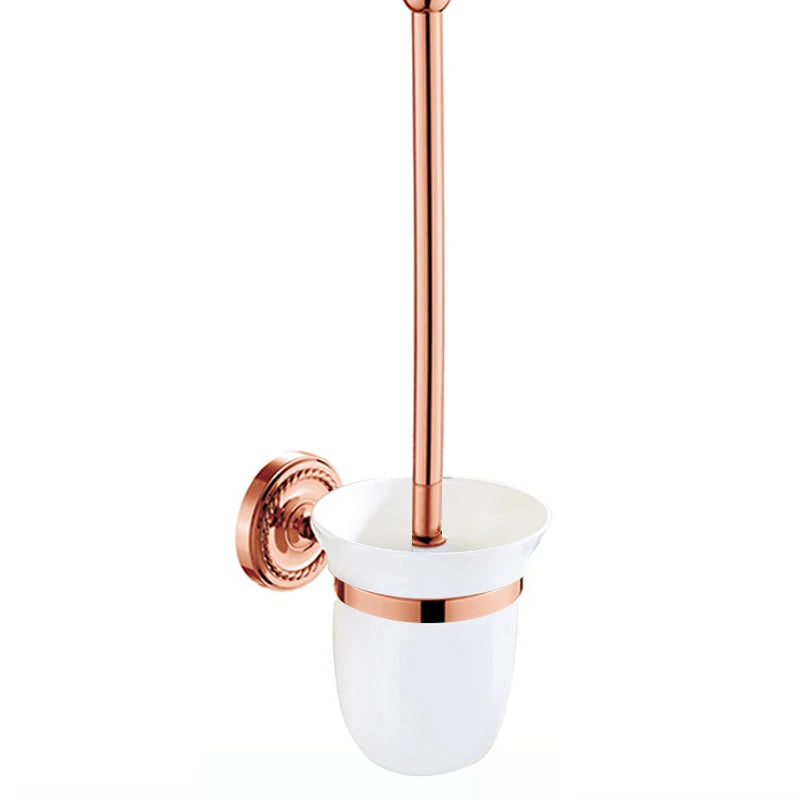 HOTAAN Solid Brass Bathroom Accessories Set Robe Hook Towel Bar
