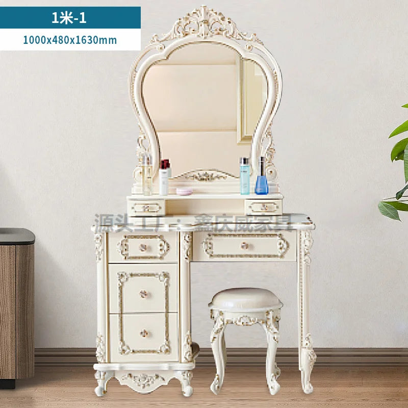 QWC Modern Vanity Table Dresser For Bedroom Storage