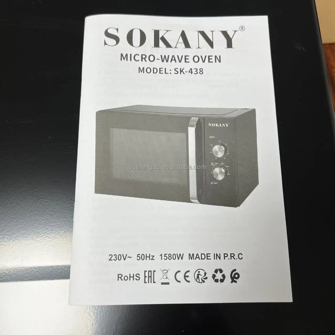 Ofenlai Countertop Microwave Oven 1580W 220V EU Standard