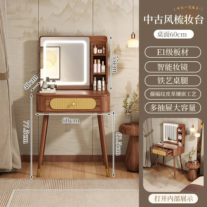 XMSJ Modern Wooden Vanity Table With Elegant Design
