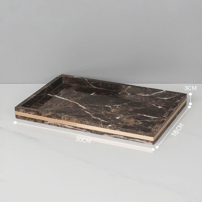 Emperador Dark Natural Marble Bathroom Set Luxury Stone Toothbrush Holder Tooth Mug Soap Dispenser Bathroom Accessories
