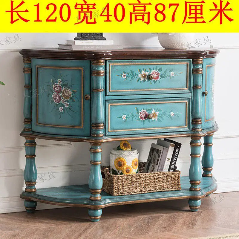 XMSJ Modern Console Table With Stylish Entryway Storage Furniture