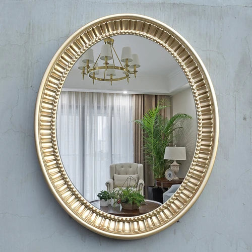 Oval Bathroom Mirror Wall Mount Vanity, Anti Fog, Modern Decor