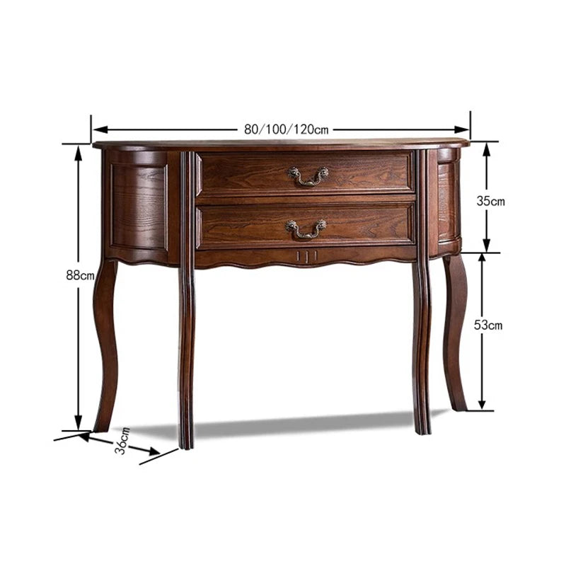 XMSJ Modern Console Table With Drawer For Living Room Storage