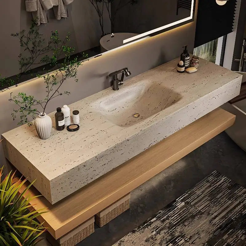 Rustic Set Mirror Bathroom Cabinet Light Vintage Space Saving Bathroom Cabinet Shelves Vanity Mobile Da Bagno Furniture For Home