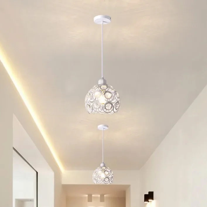 Dia 20cm Iron art Ceiling lamp Scattered light Romantic atmosphere European style Indoor lighting E27 AC 220V Art Decoration