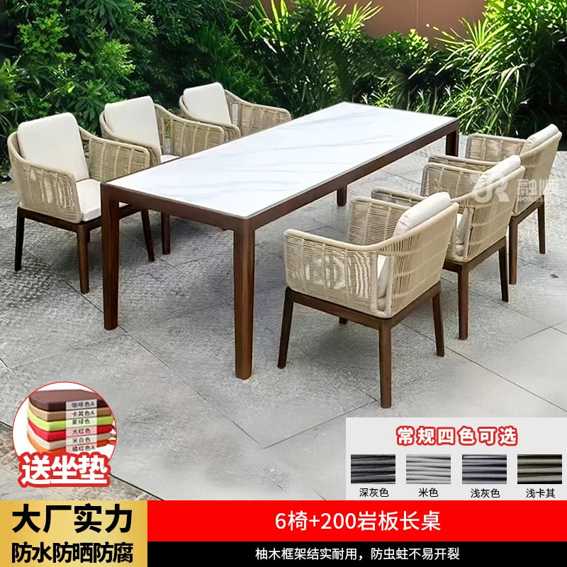 DUTRIEUX Outdoor Mobile Garden Furniture Sets For Patio And Lounge