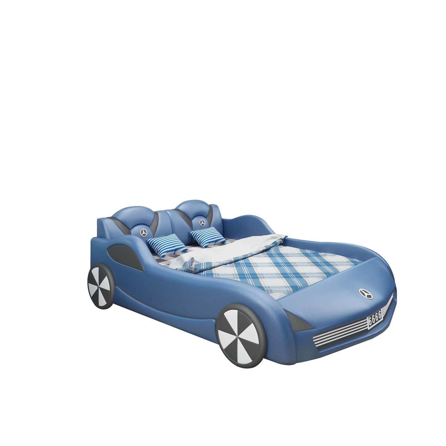 Children Luxury Boys Bed Pretty Unique Cute Nightstand Wood Storage Bed Car Design Camas Moderrna Inteligentes Bedroom Furniture