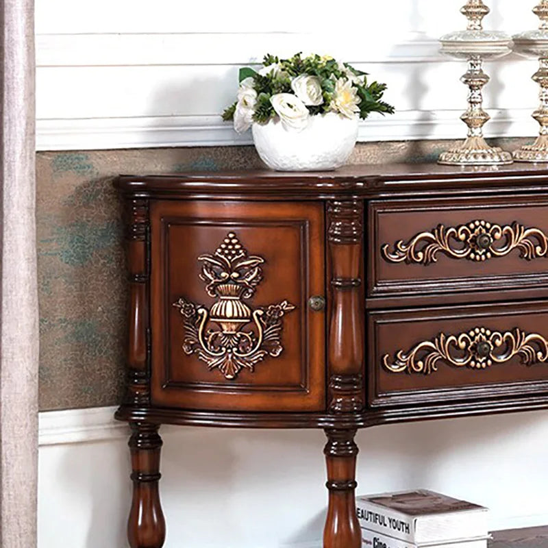 XMSJ Modern Console Table With Stylish Entryway Storage Furniture