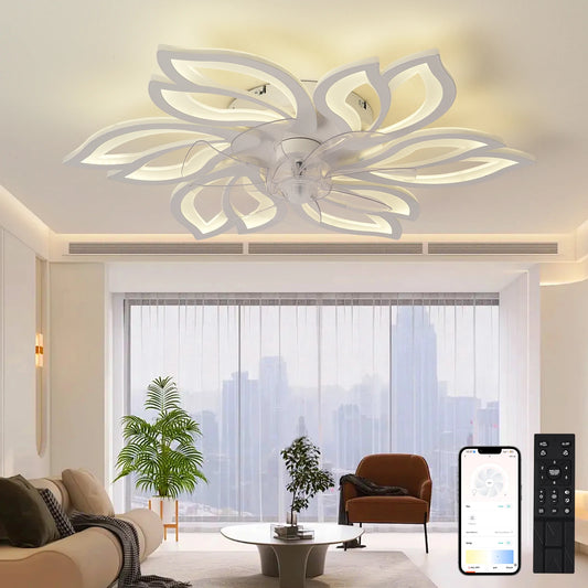 Choice Nordic Ceiling Fan With Remote LED Lighting Fixture