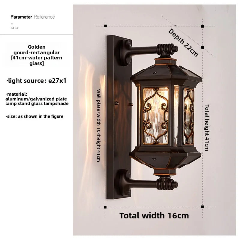 Outdoor Wall Lamps Waterproof Courtyard Led Lamps Garden Villa Entrance-Side Lights Ultra-Bright Outdoor Balcony Exterior Lights
