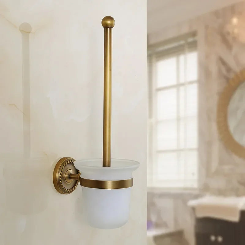 Brass Bath Accessories Set Towel Bar Towel Ring Paper Holder