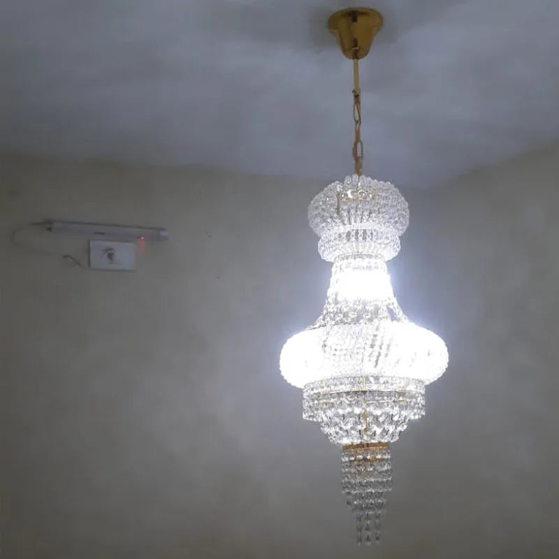 iDer Modern Lights Crystal Dome Chandeliers For Living Rooms