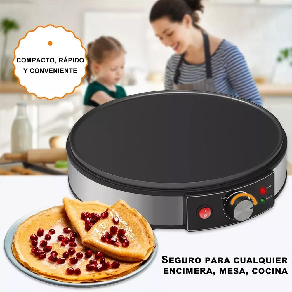 Electric Crepe Maker Machine Pancake Machine Batter Crepes Maker Kitchen Cooking  Tortilla Blintzes Pancakes Bacon Eggs