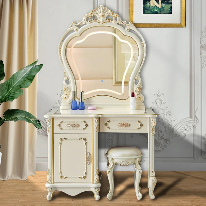 QWC Modern Vanity Table Dresser For Bedroom Storage