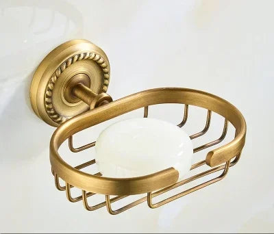Brass Bath Accessories Set Towel Bar Towel Ring Paper Holder